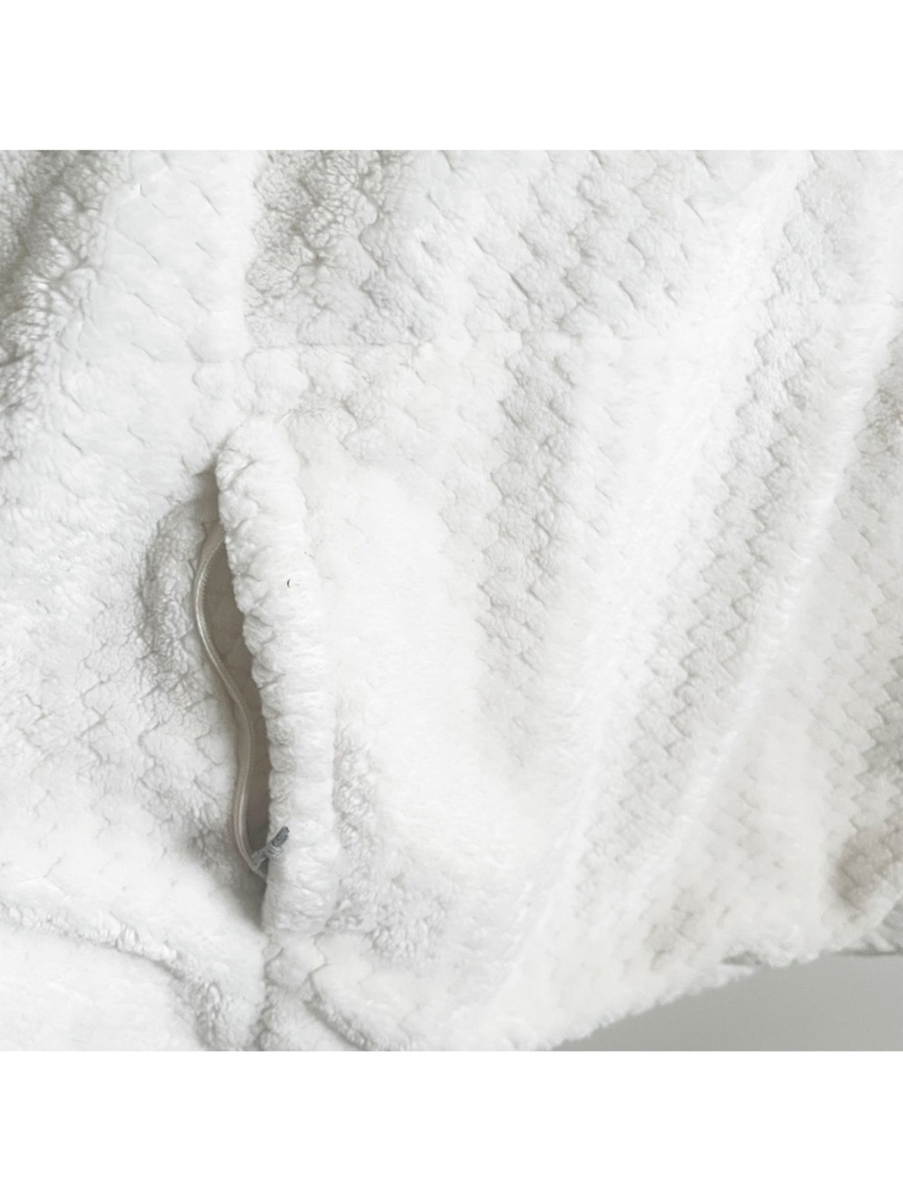 Columbia Pire Side Sherpa white 1/4 zip pullover fleece pockets soft - Picture 4 of 9